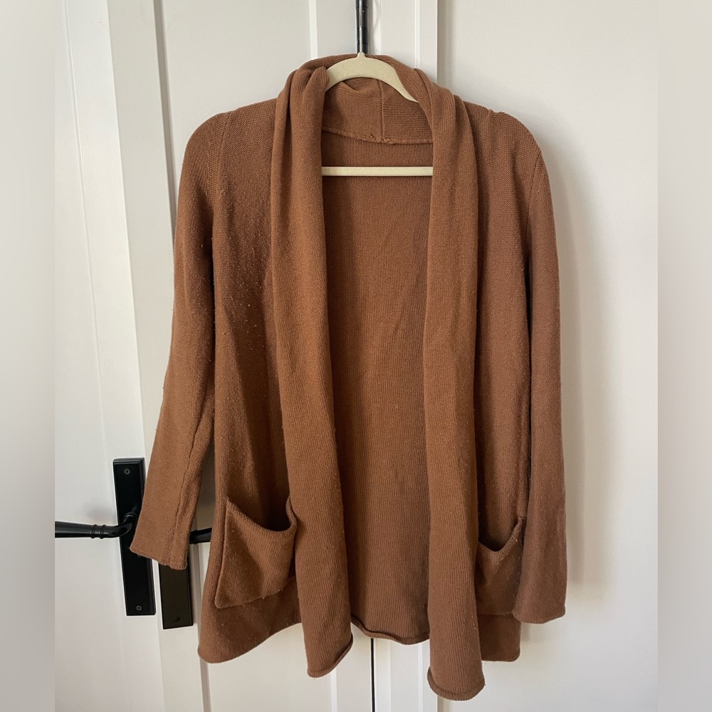 Aritzia Babaton Wool Cardigan (camel color)